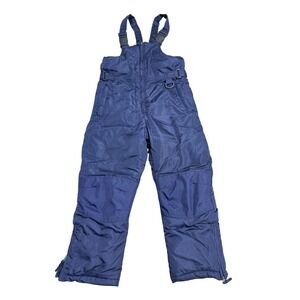 Cherokee Snow Bib Pants Youth 6X/7 Blue Insulated Ski Adjustable Straps